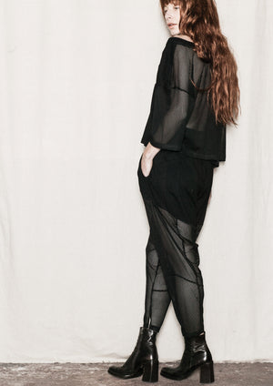 SHIRT - AIRY MESH black - BERENIK