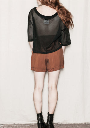 SHIRT - AIRY MESH black - BERENIK