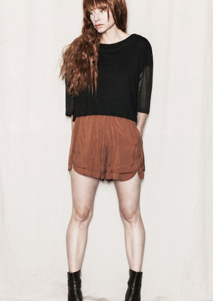 SHIRT - AIRY MESH black - BERENIK
