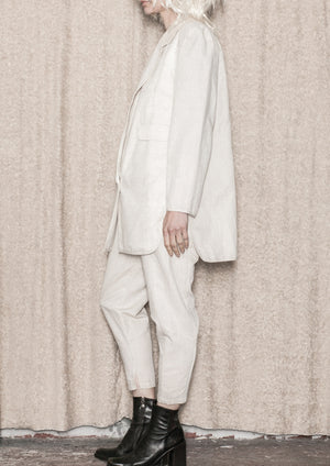 SUMMER BLAZER - LINEN natural white - BERENIK