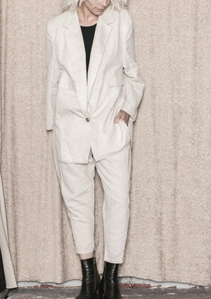 SUMMER BLAZER - LINEN natural white - BERENIK