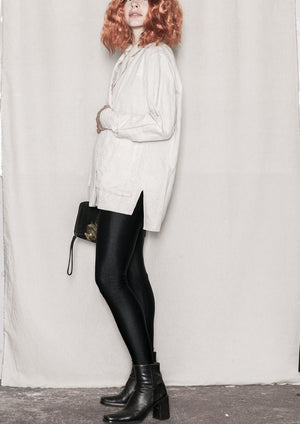 LIGHT SUMMER JACKET - NATURAL LINEN whithe - BERENIK