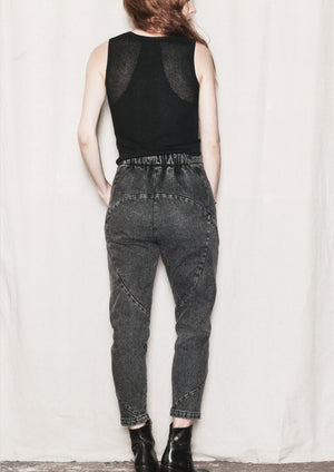 SHIRT SLEEVELESS STRETCH - KNIT black - BERENIK