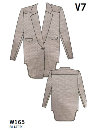 SUMMER BLAZER - LINEN natural white - BERENIK