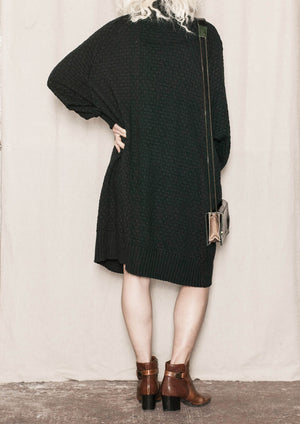 COZY CARDIGAN - KNIT PEARL black - BERENIK