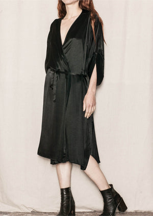 KIMONO - RAYON black - BERENIK