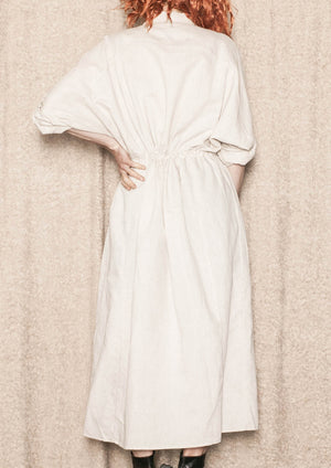 DRESS LONG SUMMER - LINEN natural white - BERENIK