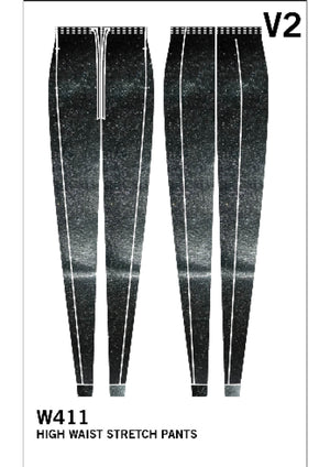 ELEGANT SWEATPANTS - black shiny - BERENIK