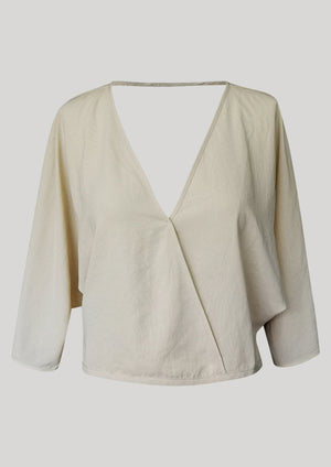 TOP DRAPING - creme - BERENIK