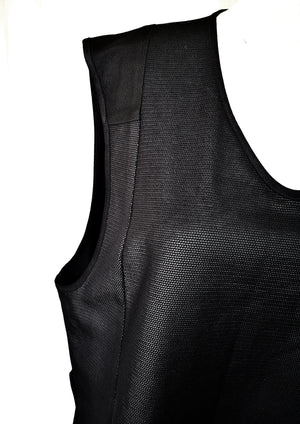 SHIRT - TECH LACES STRETCH black - BERENIK
