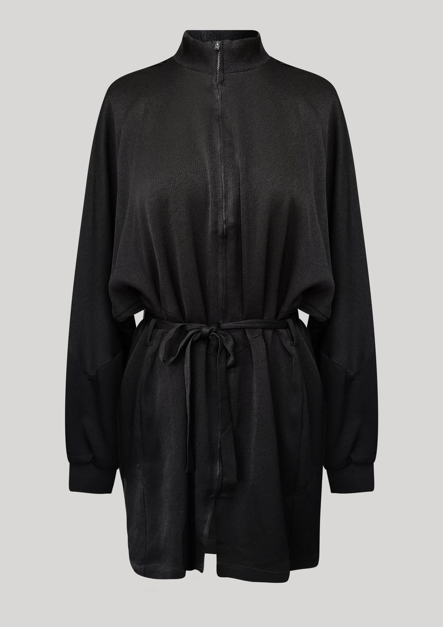 JACKET/DRESS - HEAVY DRAPING black - BERENIK