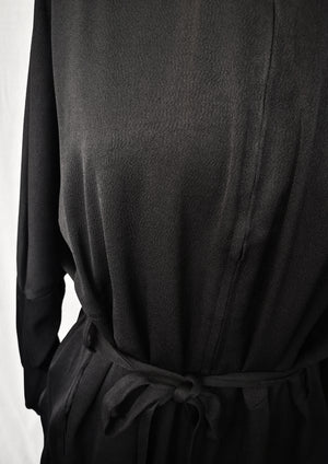 JACKET/DRESS - HEAVY DRAPING black - BERENIK