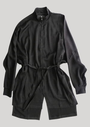 JACKET/DRESS - HEAVY DRAPING black - BERENIK