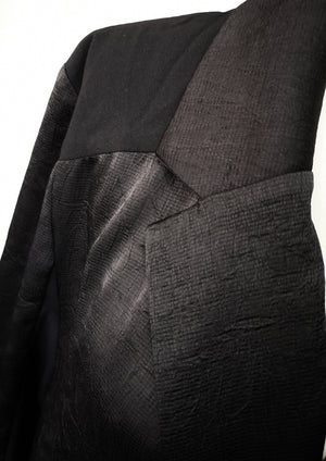 BLAZER/BLOUSE - black shiny - BERENIK