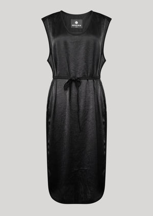 DRESS SLEEVELESS - black shiny - BERENIK