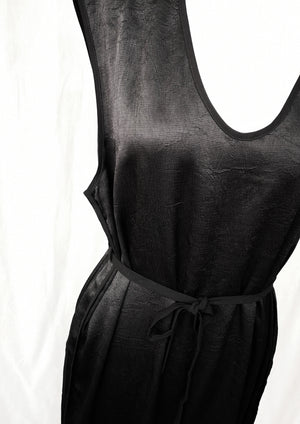 DRESS SLEEVELESS - black shiny - BERENIK