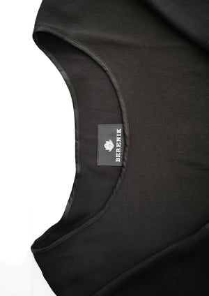 TOP OVERSIZE - HEAVY DRAPING black - BERENIK