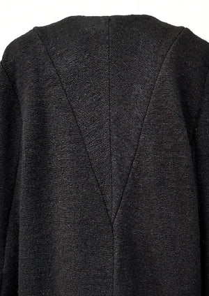 SWEATER/DRESS SIDE ZIP - WOOL BLEND black - BERENIK