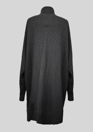 COZY CARDIGAN - KNIT PEARL black - BERENIK