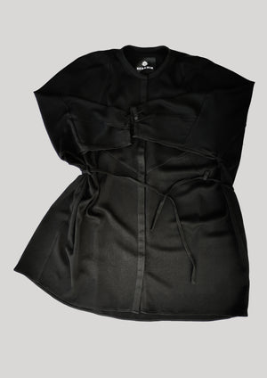 BLOUSE/DRESS - HEAVY DRAPING black - BERENIK