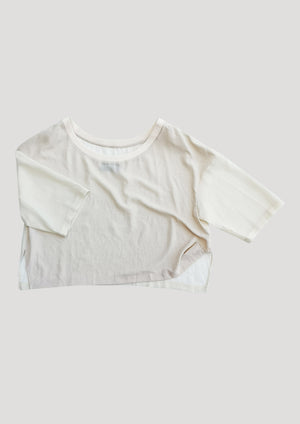 T-SHIRT FEMALE CREME MESH - BERENIK