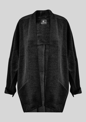 CARDIGAN - WOOL BLEND black - BERENIK