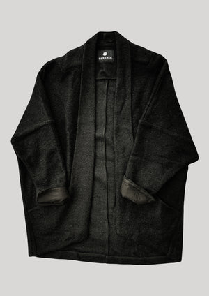 CARDIGAN - WOOL BLEND black - BERENIK