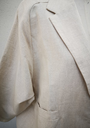 SUMMER COAT - LINEN natural white - BERENIK