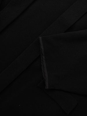 CARDIGAN - BOUCLE CREPE black - BERENIK