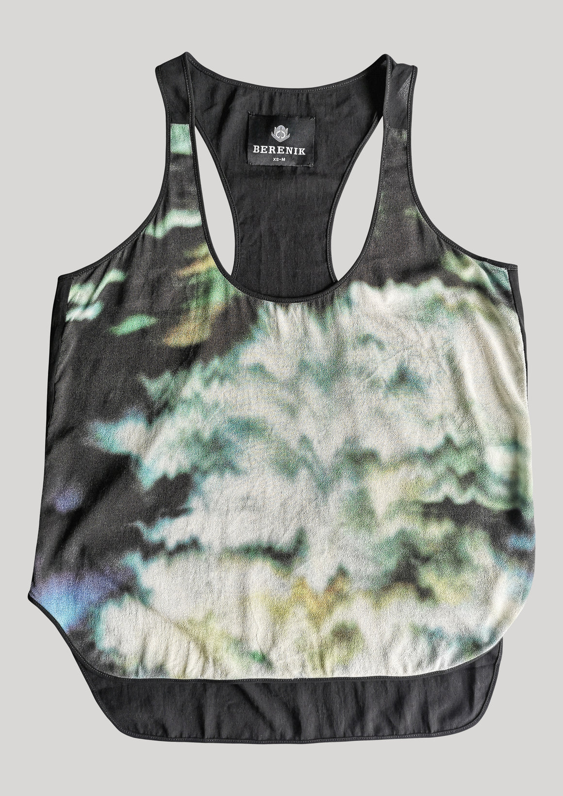 TANK TOP PRINT(COLOR)/BLACK - BERENIK