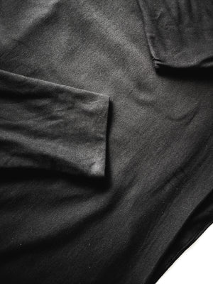 SWEATER POCKETS - COTTON JERSEY black - BERENIK
