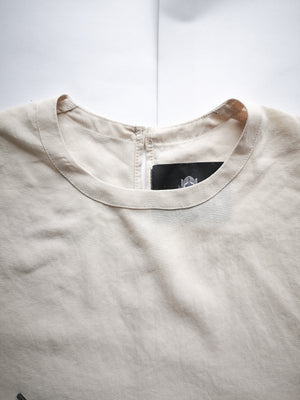 TOP SHORT - SLEEVES - creme - BERENIK