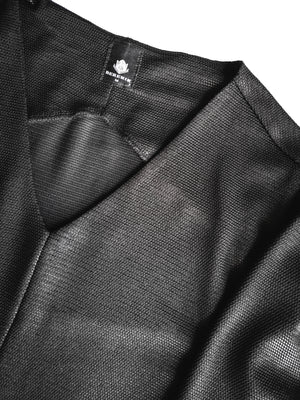 SHIRT LONG SLEEVE - TECH LACES STRETCH black - BERENIK