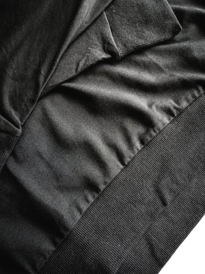 SWEATER OVERSIZED - COTTON JERSEY black - BERENIK