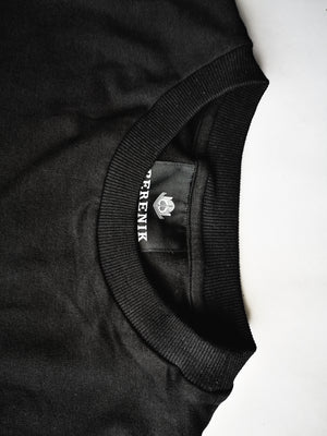 SWEATER OVERSIZED - COTTON JERSEY black - BERENIK