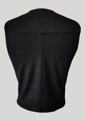 SHIRT SLEEVELESS - COTTON JERSEY black - BERENIK
