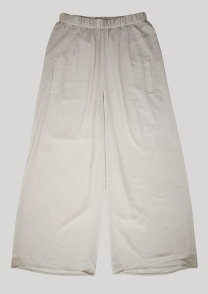 PANTS WIDE ELASTIC - creme - BERENIK