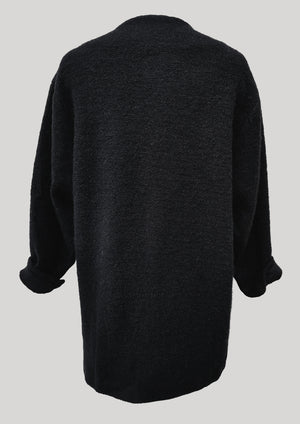 CARDIGAN - WOOL BLEND black - BERENIK