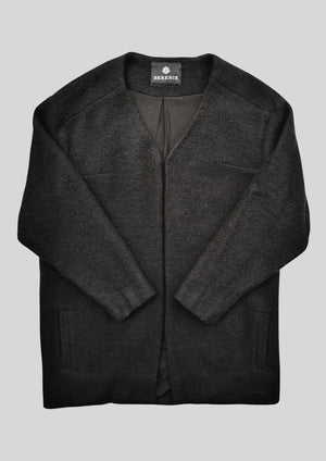 CARDIGAN - WOOL BLEND black - BERENIK