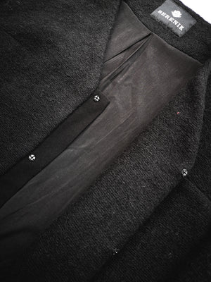 CARDIGAN - WOOL BLEND black - BERENIK