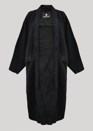 CARDIGAN - WOOL BLEND black - BERENIK