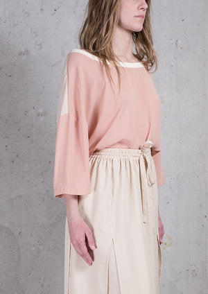 T-SHIRT FEMALE - peach/creme - BERENIK