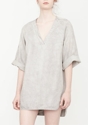 SHIRT/DRESS - DENIM light grey washed - BERENIK