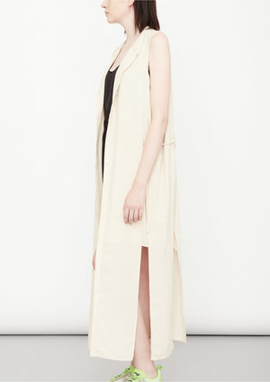 DRESS LONG SLEEVELESS - creme - BERENIK