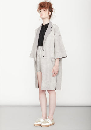 COAT - DENIM light grey washed - BERENIK