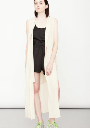 DRESS LONG SLEEVELESS - creme - BERENIK