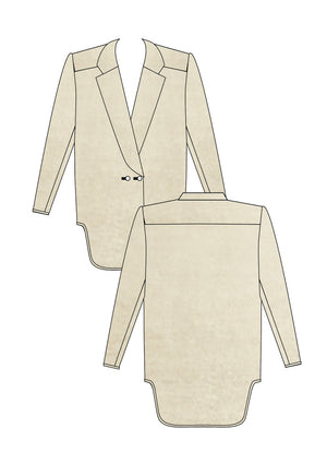 BLAZER/BLOUSE - creme - BERENIK